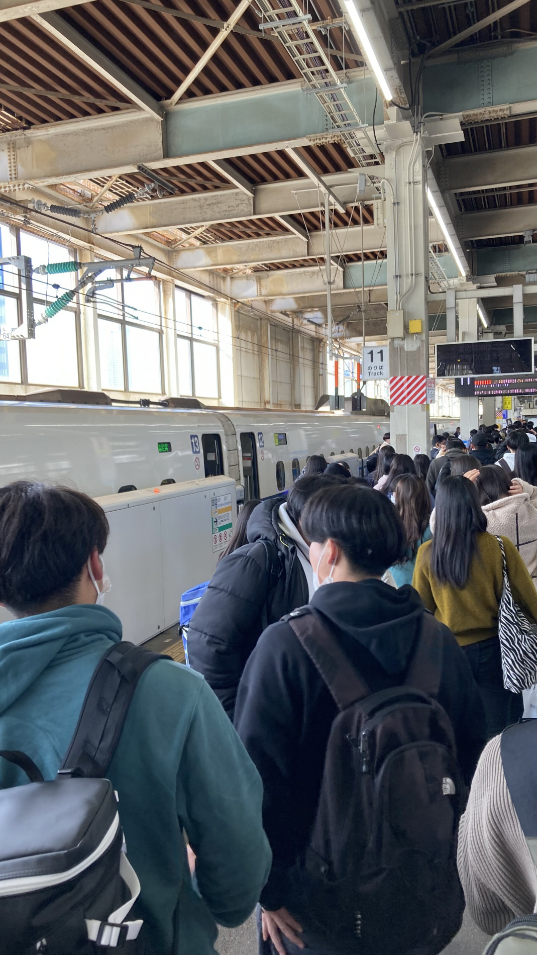 修学旅行１日目 新横浜２